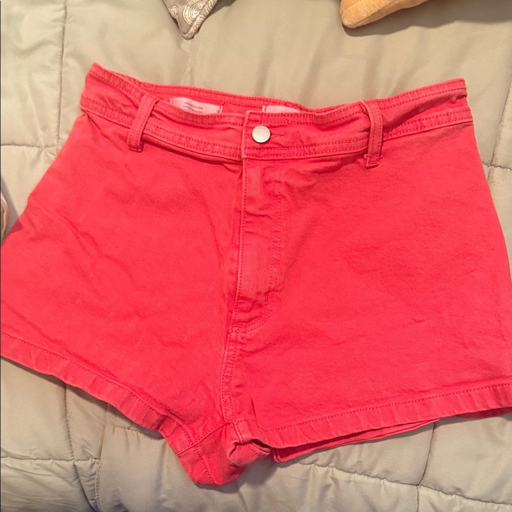 Target High-Waist Coral Pink Shorts